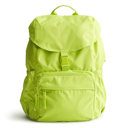 Image of Vera Bradley Women's Ripstop Berkhill Backpack, Lime Green, One Size