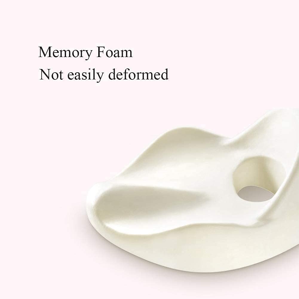 Cuscino del Sedile della Schiuma Comfort Ortopedico per la Parte Bassa della Schiena, del cumulo di Tailbone e della Sciatica Sollievo dal Dolore, Rosa