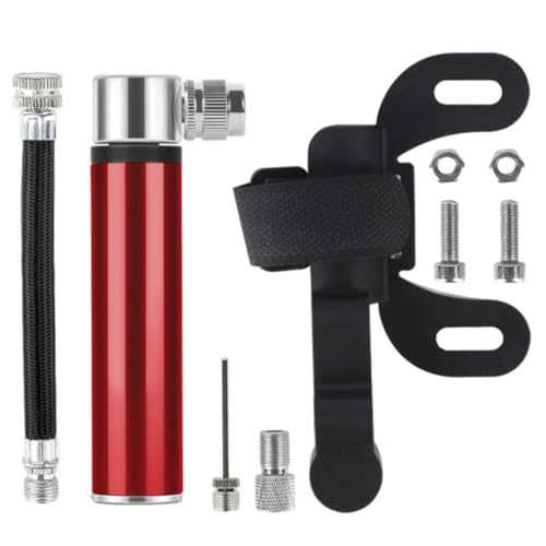 Inflador de neumáticos portátil para bicicleta de montaña manual compacto de aluminio