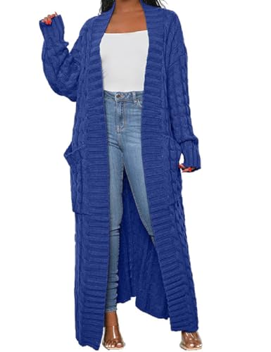 LIVECLOTH Royal Blue Cardigan for Women, Cardigan for Women Spring,