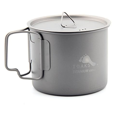 TOAKS LIGHT Titanium 550ml Pot Cover