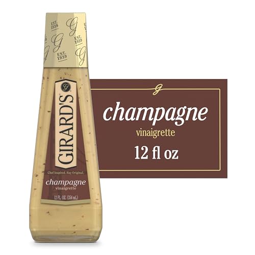 Girard's Champagne 60 Calorie Vinaigrette Dressing, 12 fl. oz., Made with Vinegars and Spices, Perfect Chicken Marinade, Sandwich Spread or Salad Dressing