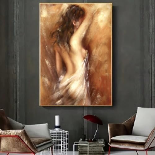 Affiche murale TONGYINLI de femmes sexy avec cadre 60x80cm pour salon