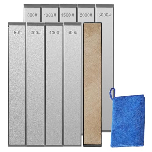 9 Pcs Diamond Sharpening Stone Set, Professional Diamond Whe