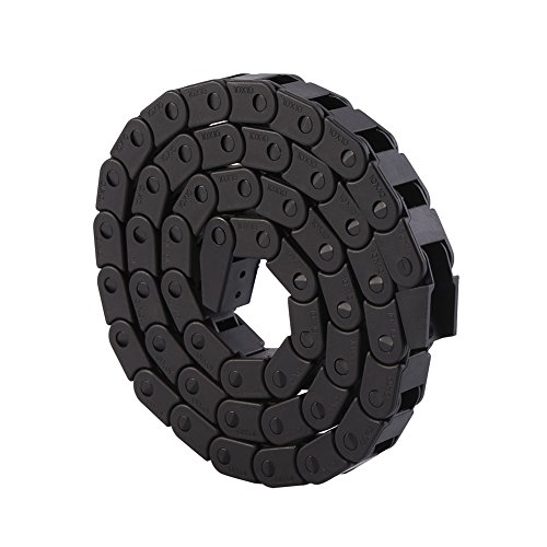 Uadme Cadena de Arrastre, Cadena Portacables de 1000mm, Cadenas para Cable, Drag Chain para Impresora 3D CNC Máquinas Herramientas, 10x10mm R28