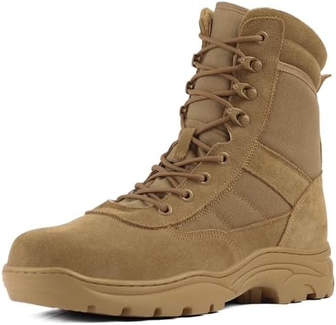 LUDEY Heren Militaire Laarzen Tactische Laarzen Anti-Slip