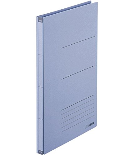 PLUS Japan, Zero Max Platzsparordner in Blau, 10er Pack (1x 10 Ordner)