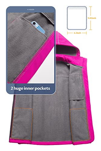 Image of CREATMO US Women's Lightweight Softshell Vest Outerwear Windbreaker Sleeveless Jacket With Removable Hood
