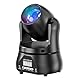 60W Mini Moving Head Partylicht, RGBW LED Disco Beam Bühnenlicht DMX512 Sprachsteuerung Lichteffekt für DJ Hochzeit Halloween Club