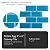 UDS Premium Quality Robins Egg 3" x 6" Glass Subway Tile- Blue- for Kitchen Backsplash, Bathrooms, Showers, etc- 8 Sheets