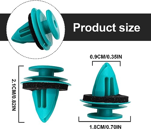 Image of 100Pcs Door Trim Panel Retainer Clips Compatible with Toyota Tacoma Sienna Cruiser Avalon Corolla Camry Tundra Sequoia Matrix Prius RAV4 Lexus Scion Land, 1Pcs Fastener Remover 90467-10188