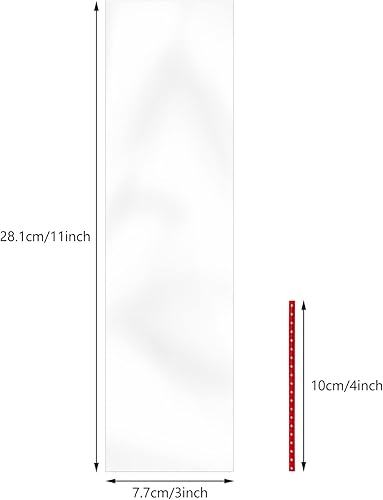 Vista 43 de Newkita Bolsas de golosinas transparentes, bolsas para pasteles y dulces con lazos giratorios de 4 pulgadas, paquete de 100