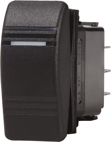 The Amazing Quality Blue Sea 7945 Contura III Switch SPDT - (ON)-Off-ON - Black