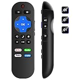 Replacement Remote Control Compatible with Onn Roku TV, Universal for All Onn Roku TV Remote, Work for Onn 24” 32” 43” 40” 50” 55” 58” 65” 70” Roku TV with Netflix Hulu Roku-Channel VUDU Power Button