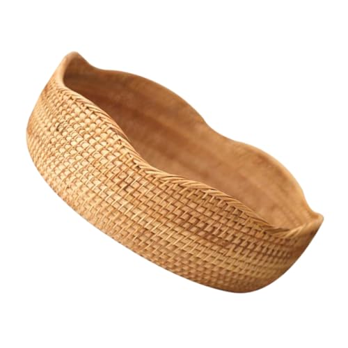 KAILIKETIY Medium Rattan Snack Basket