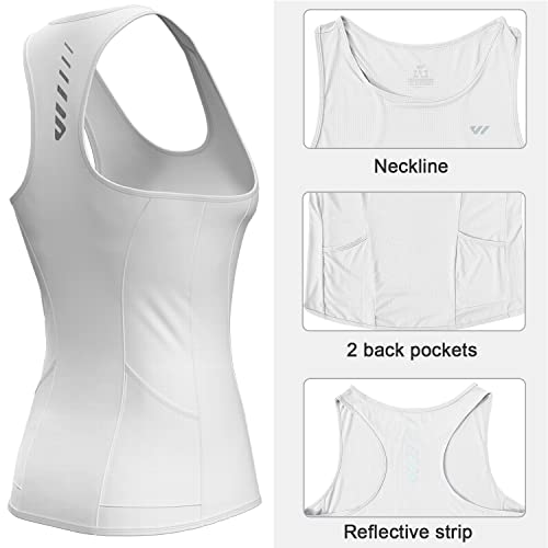 Image of Wulibike Sleeveless Cycling Jersey Women Running Shirts Vest bike top Summer Biking tank Basic Top With Pockets