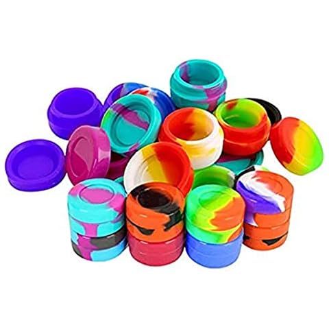 NAY Nalakey Silikon Wachs Behälter DIY Silikonölbox Bienenwachsbox Mehrzweck-Lagertank Küche Konzentratbehälter Vorratsglas Sortiert Öl Lagerung Cover