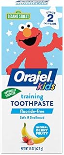 Orajel Elmo Fluoride-Free Training Toothpaste, 1.5 Oz
