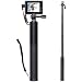 Produktbild APEMAN Action Cam Wiederaufladbarer Selfie Stick SS200, Handheld Stick 2600Mah Power Bank mit USB Kabel, Einziehbarer Aluminium Selfie Stick for victure/Crosstour/AKASO/Gopro Sports Camera