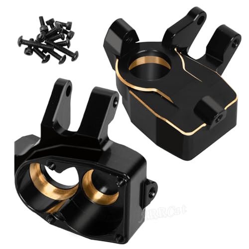 Brass Front Inner Portal Covers Steering Knuckles Upgrades Part for Capra UTB/SCX10 III,ARRCat 2PCS Brass Front Inner Portal Covers Steering Knuckles,Replace# AXI232006,Black by ARRCat - Used condition - Image 3