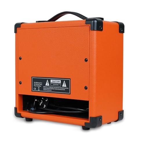 Image of Kadence ME20-OR 20W Guitar Amplifier | 4-Inch Speaker with Boost Function | 3-Band EQ with 6.35mm Input & Output | Supports Electric & Electro-Acoustic Guitars | Orange