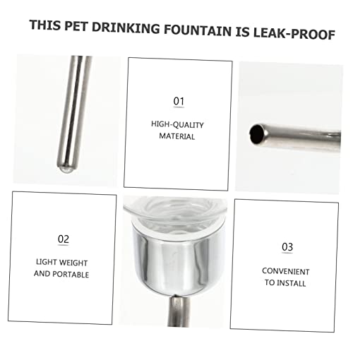 Fuente automática para agua de mascotas 2pcs Happyyami miniatura 7