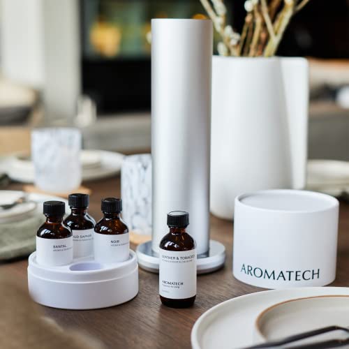 Aromatech The Opulent Woods Set | Gift Set Of Aroma Diffuser Essential Oils Blend Of Santal, Noir, Oud Saphir And Leather & Tobacco - 60 Milliliter #TOP2