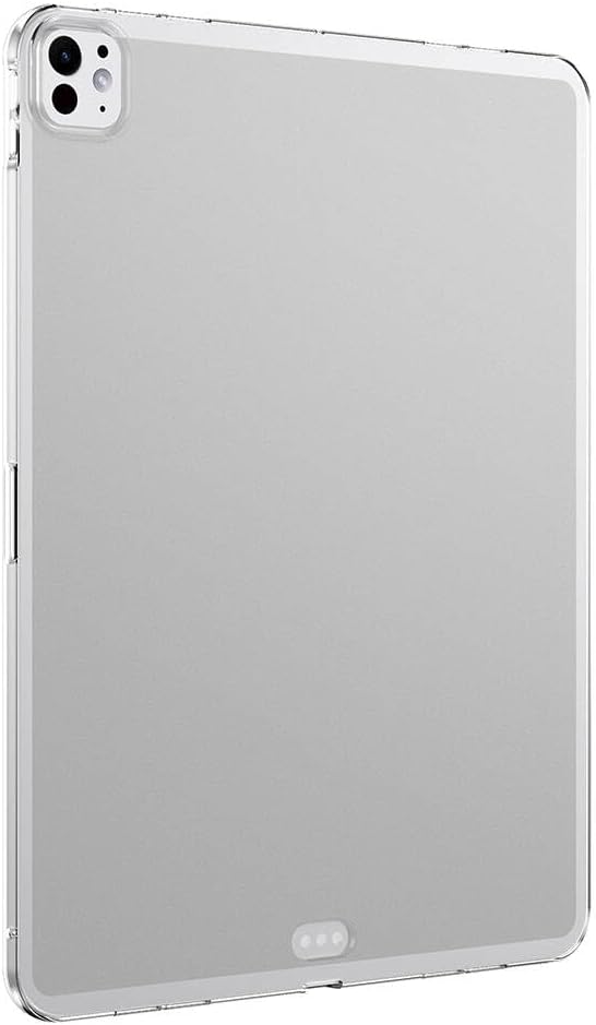Zore Apple ile uyumlu iPad Pro 13 2024 Kılıf Zore Tablet Süper Silikon Kapak Şeffaf