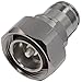 RF Industries PIM Adapter 7/16 DIN Male to 4.3-10 DIN Female - White Bronze
