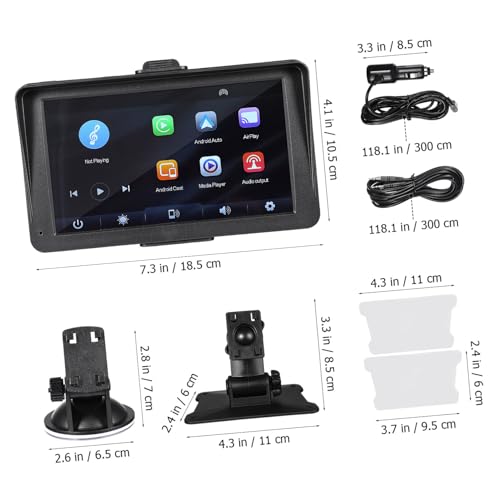Mipcase Portable Player Car Radio Wireless Touch Screen Media Player for Car Use Fm Display - Image 2