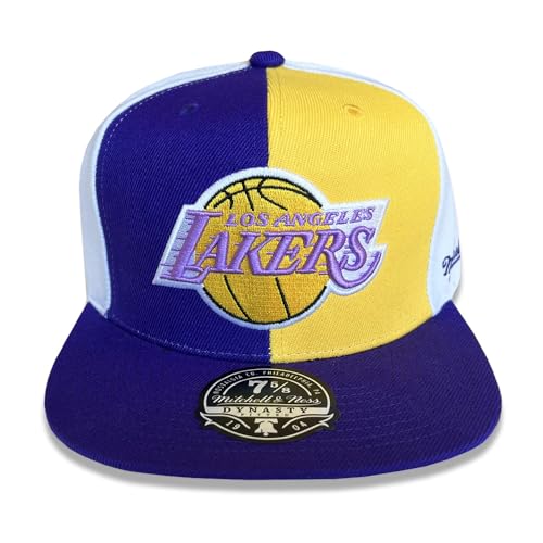 Gorra ajustada Mitchell & Ness Los Angeles Lakers miniatura 2