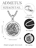 ADMETUS Sterling Silver Saint St Joseph Medal Amult Pendant Necklace Protection Jewellery Religious Gifts for Men #1