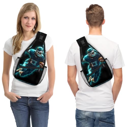 Bolso tipo sling unisex para viaje y senderismo miniatura 7