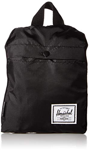 Herschel Packable Weekend Duffel Bag, Black/Black, One Size 22.0L