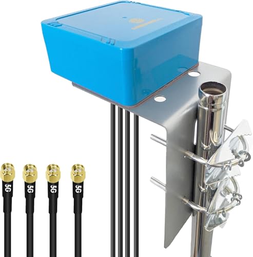 AMPIA APPLICAZIONE - L'ampia banda di frequenza AG50 consente decisioni a prova di futuro. Il connettore SMA e l'adattatore TS9 rendono l'antenna adatta per una vasta gamma di router, modem, CPE, WAP, Smart Meter, dispositivi di rete di bordo e agricoltura intelligente, in particolare dispositivi IoT e M2M.
