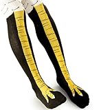 Raylarnia Funny Crazy Chicken Leg Feet Socks for Men and Women- Novelty High Socks Funny Gifts