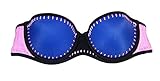 Kontrastnähte Victoria\'s Secret Bikini-Oberteil The Flirt Bandeau - Blau - 75C