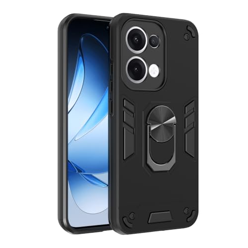 Image of NDCOM for Oppo Reno 13 Back Cover | Protective Oppo Reno 13 5G Back Cover | Sleek Oppo Reno 13 Cover for Enhanced Grip and Style | Ring Holder Case