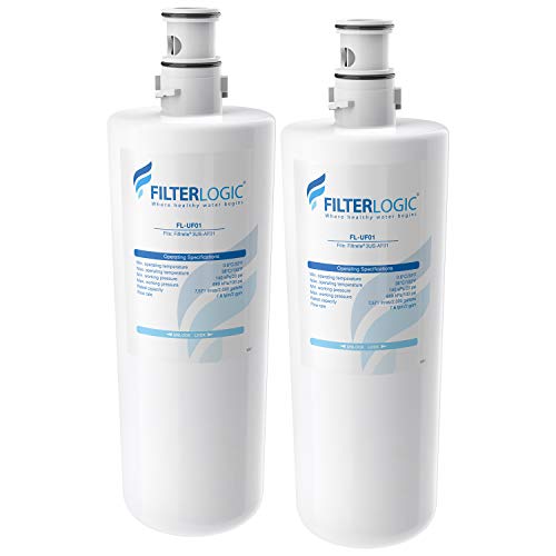 Filterlogic 3US-AF01 Under Sink Water Filter, NSF 42 Certified Replacement for Standard 3US-AF01, 3US-AS01, WHCF-SRC, WHCF-SUFC, WHCF-SUF (Pack of 2)