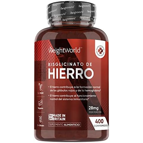 Suplemento de Hierro Vegano de 28mg de WeightWorld Cover