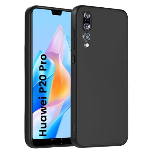 HuwaiH Handyhülle für Huawei p20 pro Hülle, Anti-Schock, Antikratzer, Anti-Rutsch Schutzhülle, Unterstützt kabelloses Laden, Anti-Fingerabdruck Hülle für p20 pro(Schwarz)