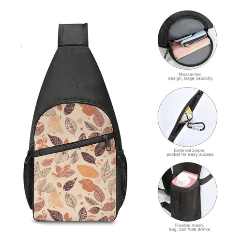 Morrales Pequeño Sling Bag Urbano para Mujer y Hombre miniatura 4