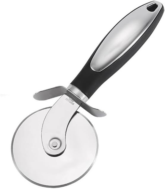 tainless Steel Pizza Cutter Wheel with Ergonomic Handle, Sharp Pizza Slicer for Pizza, Pastry, Dough and Kitchen Use