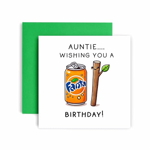 Huxters Funny Birthday Card for Auntie - Have a Fantastick Birthday Card for Her - Women gift Card 14.8cm (Auntie) Huxters Funny Birthday Card for Auntie - Have a Fantastick Birthday Card for Her - Women gift Card 14.8cm (Auntie)