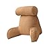 Lesekissen Rückenkissen, großes Bett Rückenlehne Kissen für Bett mit Armen und Seitentasche Keilkissen mit Polster Abnehmbare Armlehne TV-Kissen Buchkissen für Bett Sofa