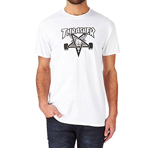 Thrasher Skategoat T-Shirt - White-Medium