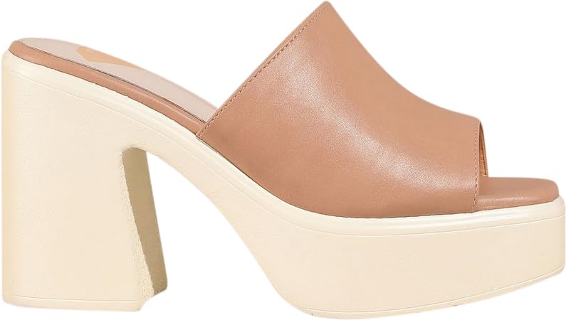 Mi.iM Sienne Chunky Heel Slip-on Square Toe Platform Sandals