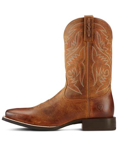 ARIAT Men's Sport Herdsman Western Performance Boot Square Toe - 10018702 7.5 EE US2