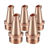 MCWlaser 5 Pcs Laser Welder Nozzle Tip Kit AS-12 Copper Nozzles for Portable Laser Welding Gun Laser Welder Head Laser Welding Machine