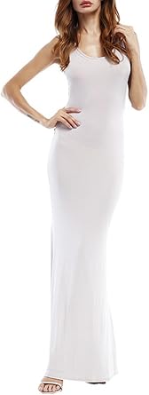 Mujer Vestidos De Fiesta Largos De Noche Verano Elegantes Vestidos Coctel  Sin Mangas Espalda Descubierta Color Sólido Slim Moda Juveniles Vestidos  Ceremonia Maxi Vestido Dresses Señoras: Amazon.es: Ropa